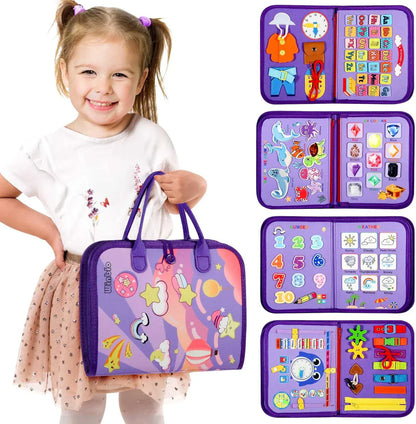 Skorter | Discover Felt Montessori Press Board – Educational Activity Book for Toddlers (2–4 years)