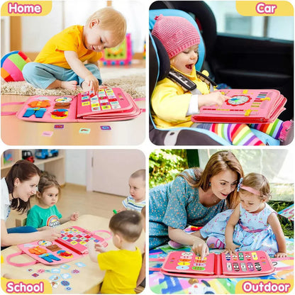 Skorter | Discover Felt Montessori Press Board – Educational Activity Book for Toddlers (2–4 years)