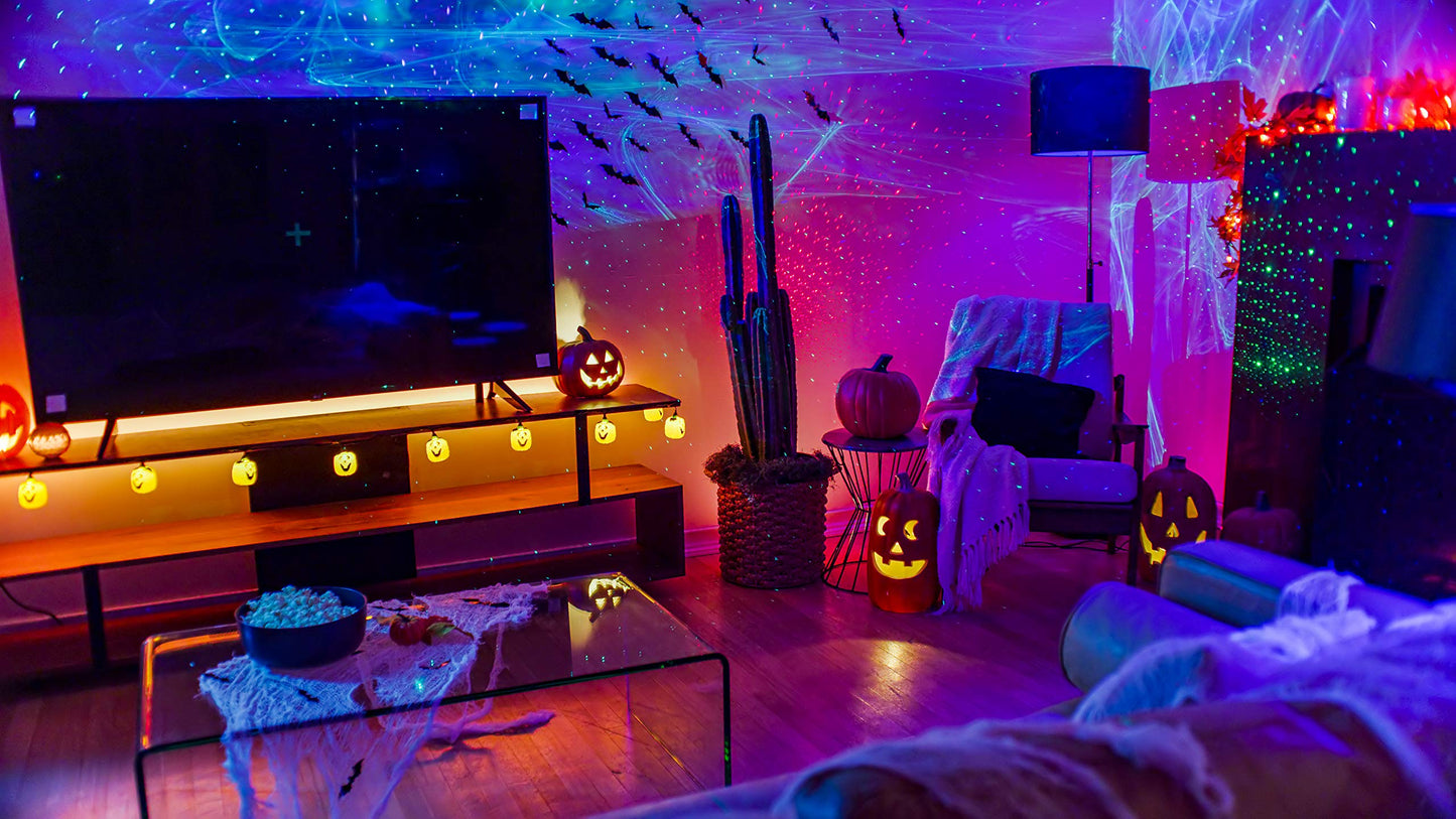 Skorter | Blisslights Ark Lite Led Aurora Projector - Green/blue laser nebula mood lamp night light