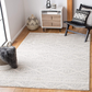 Skørter | Safavieh Tulum Collection TUL272G Moroccan Boho Tribal Non-Shedding Living Room Bedroom Accent Area Rug, 4' x 6', Ivory / Light Gray