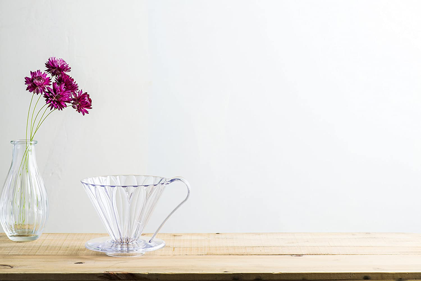 Skørter | Pour Over Coffee Dripper By Sanyo Sangyo: 1-to-4 Cup FLOWER SHAPED Brewer | Smart Drip Coffee Maker And Server | For Freshly Brewed Coffee | Elegant Smart Design For Better Brewing