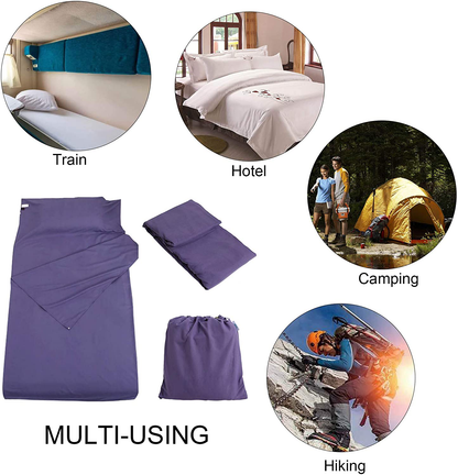 Skørter | Camping Sleeping Pad Lightweight Portable Clean Travel Sheet Bag for Hotel Train Trip Hiking Camping Outdoor Picnic