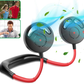 Skørter | Hands-free Portable Neck Fan, Mini USB Bladeless Personal Fan with Neck Hanging Design USB Battery Rechargeable with 3 Speeds Adjustable Airflow, 2 Wind Modes for Travel Outdoor Office Home Sports
