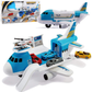 Skørter | Tuko Transport Cargo Airplane Playset for 3+ Year Old Boys and Girls (Blue)
