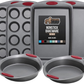 Skørter | Multipack Gorilla Grip Bakeware Sets, Nonstick, Heavy Duty Carbon Steel