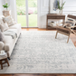 Skørter | Safavieh Madison Collection MAD603F Oriental Snowflake Medallion Worn Non-Shedding Dining Room Entry Foyer Living Room Bedroom Area Rug, 5'3" x 5'3" Round, Gray / Ivory