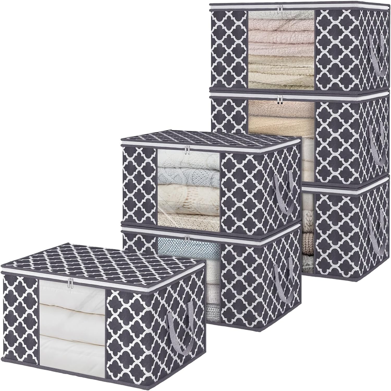 Skørter | Multi Pack Large Cape Closet Organization and Storage Containers for Clothes & Blankets