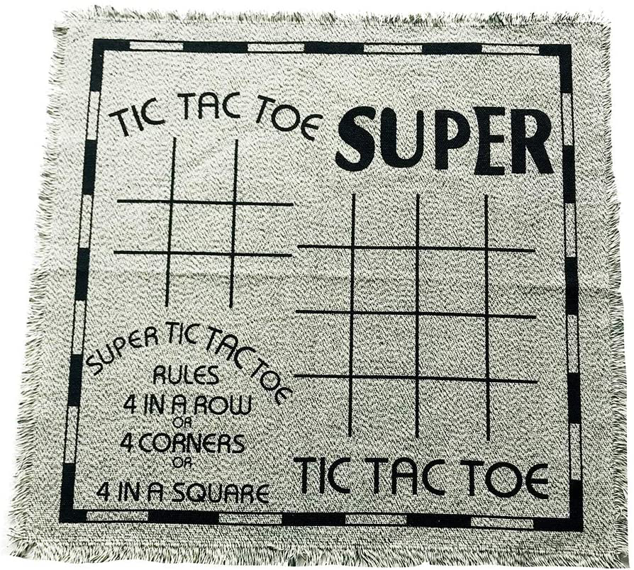 Skørter | Yuanhe 3 in 1 Gigantic Check Set Includes Tic Tac Toe Game with Reversible Mat, Classic Indoor Outdoor Garden Game for Family