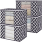 Skørter | Multi Pack Large Cape Closet Organization and Storage Containers for Clothes & Blankets