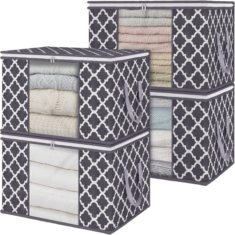 Skørter | Multi Pack Large Cape Closet Organization and Storage Containers for Clothes & Blankets