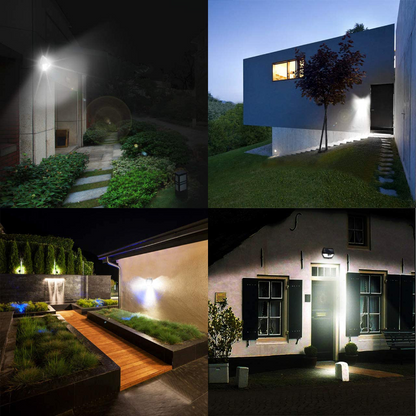 Skørter | 4 Pack Outdoor Waterproof IP65 Solar Lights with 120° Wide Angle