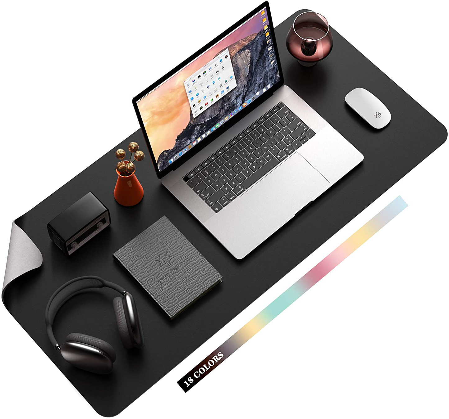 Skorter | Desk Pad Protector Waterproof Non-Slip Leather Office Mouse Mat