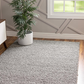 Skørter | Unique Loom Solo Solid Shag Collection Area Modern Plush Rug Lush & Soft, 3' 3" x 5' 3", Jet Black