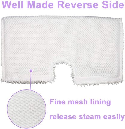 Skorter | FFsign 6 Pack Replacement Washable Microfiber Steam Mop Pads for Shark Steam Pocket Mop Hard Floor Cleaner S3501 S3550 S3601 S3601D S3801 S3801CO S3901 SE450 S2901 S2902, 6 Pcs Cleaning Steam Protection