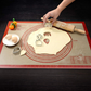 Skørter | Non-slip silicone baking mat extra large with dimensions 36''By 24'' for silicone baking mat, countertop, dough rolling mat, oven lining, fondant/pastry dough mat (Red)