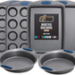 Skørter | Multipack Gorilla Grip Bakeware Sets, Nonstick, Heavy Duty Carbon Steel