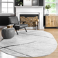 Skørter | nuLOOM Thigpen Modern Area Rug, 3' x 5' Oval, Gray