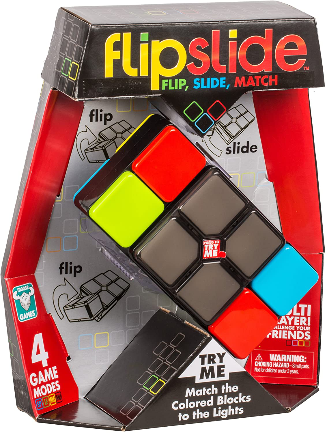 Skorter | Flipslide Game, Electronic Handheld Game | Twist, Joy and Match the Colors to Beat the Clock - 4 Game Modes - Multiplayer Fun