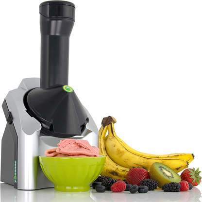 Skørter | Dairy-Free Frozen Fruit Soft Serve Machine, Includes 36 Recipes, 200-Watt