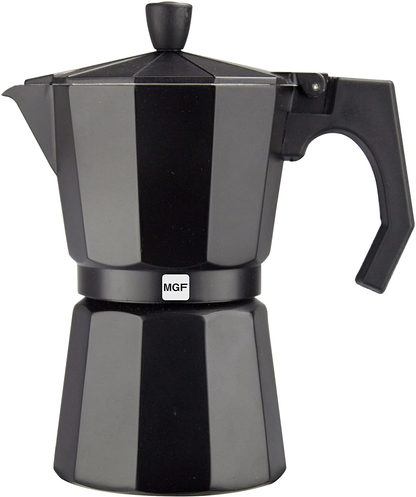 Skørter | Magefesa 01PACFKEB06 Kenya Aluminium 6 Cup Coffee Maker, Black