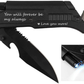 Skørter | Engraved Hunting Pocket Knife, I Love You More, Pocket Knife for Men with 6 Functions, LED Light, Fire Starter, Bottle Opener, Belt Cutter, Glass Breaker, Men’s Pocket Knife