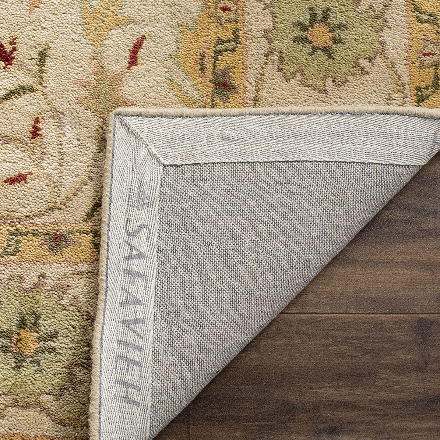 Skørter | Safavieh Antiquity Collection AT14F Handmade Traditional Oriental Premium Wool Rug, 3' x 5', Brown / Green