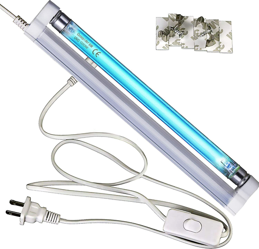 Skørter | U/V/C Light Lamp 185nm with 253.7nm Light Bulb 5ft Cable and Plug 110V (6W Ozone Lamp)