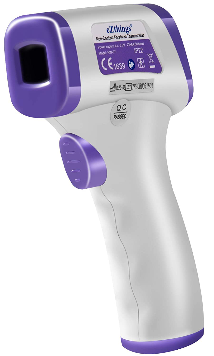 Skørter | Non-contact Medical Screening Forehead Thermometer for Doctor's Office and Hospital (Black Heavy Thermometer)