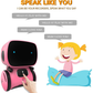 Skørter | 98K Kids Robot Toy, Smart Talking Robots Intelligent Partner and Teacher with Voice Control and Touch Sensor, Singing, Dancing, Repeating, Gift for Boys and Girls from 3 years and up