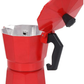 Skørter | 6 Cup Coffee Maker, Italian Style Coffee Maker, Moka Coffee Maker, Coffee Maker Tools, Quick Cleaning Pot for Home Office (Black)