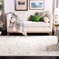 Skørter | Safavieh Madison Collection MAD603F Oriental Snowflake Medallion Worn Non-Shedding Dining Room Entry Foyer Living Room Bedroom Area Rug, 5'3" x 5'3" Round, Gray / Ivory