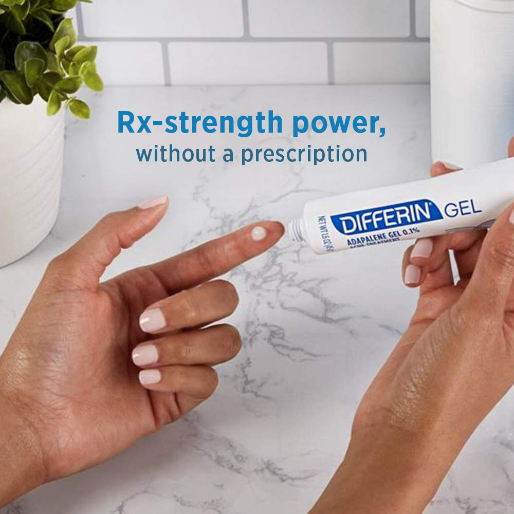 Skorter | Acne Treatment Differin Gel, 60 Days Supply, Retinoid Spot Treatment for Face with 0.1% Adapalene, Gentle Skin Care for Acne-Prone Sensitive Skin, 15g Tube (Pack of 2)