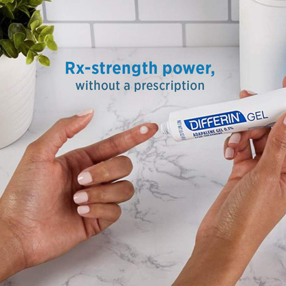 Skorter | Acne Treatment Differin Gel, 60 Days Supply, Retinoid Spot Treatment for Face with 0.1% Adapalene, Gentle Skin Care for Acne-Prone Sensitive Skin, 15g Tube (Pack of 2)