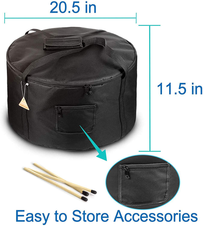 Skorter | Carrying bag for Outland Firebowl 863 Outdoor Portable Propane Fireplace Carrying Bag for Firebowl 864 Waterproof 21 Inch Gas Fireplace Carrying Bag for Outland Fire Bowl