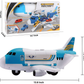 Skørter | Tuko Transport Cargo Airplane Playset for 3+ Year Old Boys and Girls (Blue)