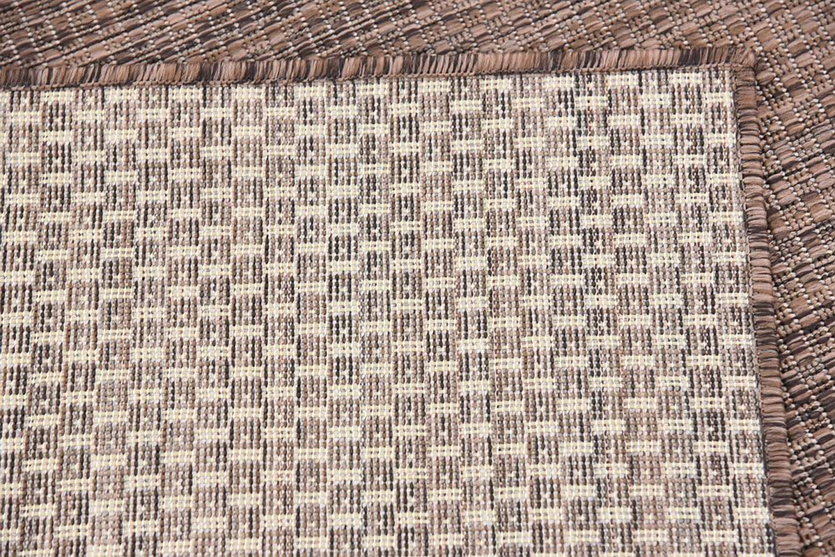 Skørter | Unique Loom Solid Collection Casual Transitional Indoor and Outdoor Flatweave Round Rug, 4', Light Gray/Gray