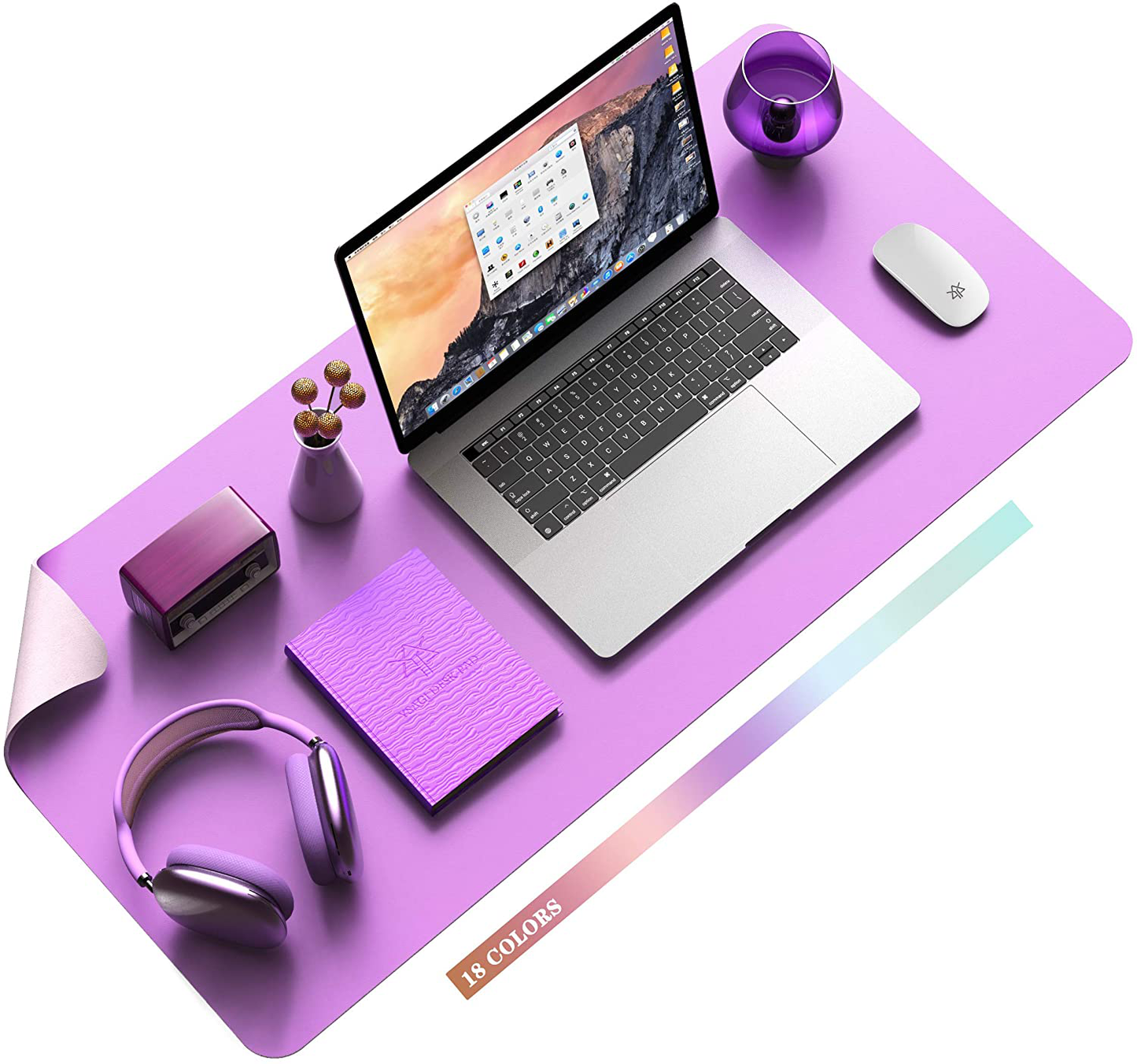 Skorter | Desk Pad Protector Waterproof Non-Slip Leather Office Mouse Mat