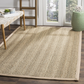 Skørter | Safavieh Natural Fiber Collection NF115J Border Herringbone Seagrass Area Rug, 3' x 5', Ivory