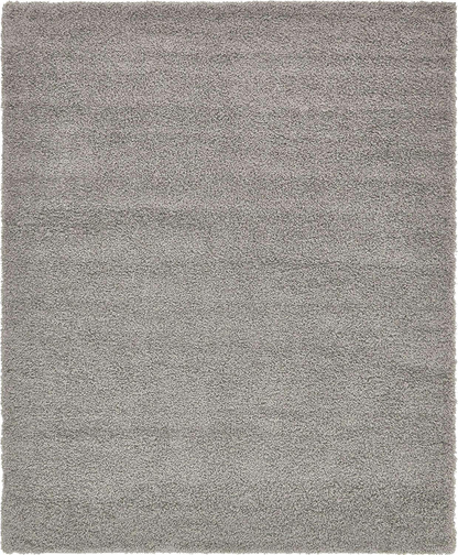 Skørter | Unique Loom Solo Solid Shag Collection Area Modern Plush Rug Luxurious & Soft, 3' 3 x 5' 3, Slam Blue