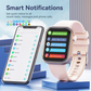 Skørter | Women's Smart Watch, 1.83 inch, IP67 Waterproof Outdoor Workout Tracker with AI