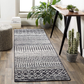 Skørter | Artistic Weavers Chester Charcoal and Ivory Bohemian/global 2 feet 7 inches x 7 feet 6 inches area rug, black