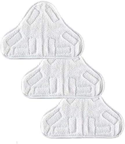 Skorter | eoocvt 3pcs Microfiber Steam Mop Cleaning Pads Replacement Steam Mop Compatible with H2O X5 H20 Washable