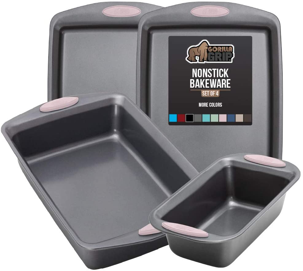 Skørter | Multipack Gorilla Grip Bakeware Sets, Nonstick, Heavy Duty Carbon Steel