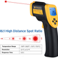 Skørter | Etekcity Infrared Thermometer 800 (Not for Humans) Non-Contact Digital Temperature Gun, 16:1 DTS Ratio, 58℉ to 1382℉ (-50℃ to 750℃), Yellow and Black