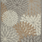 Skørter | Nourison Aloha Indoor/Outdoor Floral Natural 2'3" x 12' Area Rug, (12' Runner)