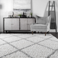 Skørter | nuLOOM Tess Cozy Soft & Plush Modern Area Rug, 4' Square, White