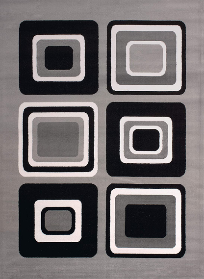 Skørter | United Weavers of America Dallas Spaces Rug, 2'3 x 8', Silver