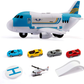 Skørter | Tuko Transport Cargo Airplane Playset for 3+ Year Old Boys and Girls (Blue)