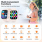 Skørter | Women's Smart Watch, 1.83 inch, IP67 Waterproof Outdoor Workout Tracker with AI