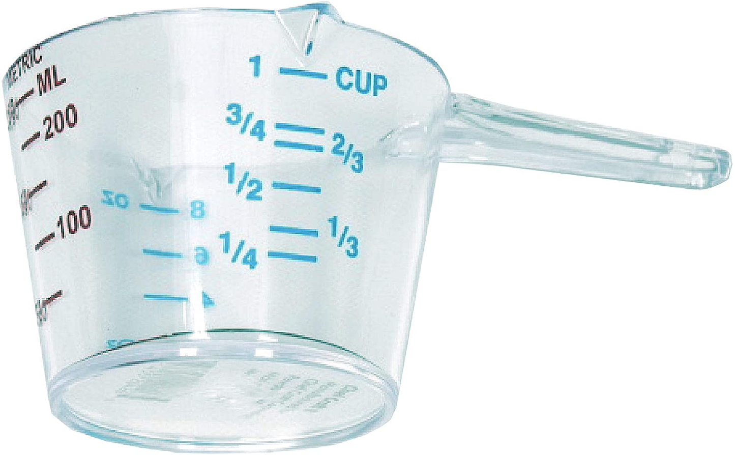 Skørter | Chef Craft Select Plastic Measuring Spoon, 2 Cups, Clear